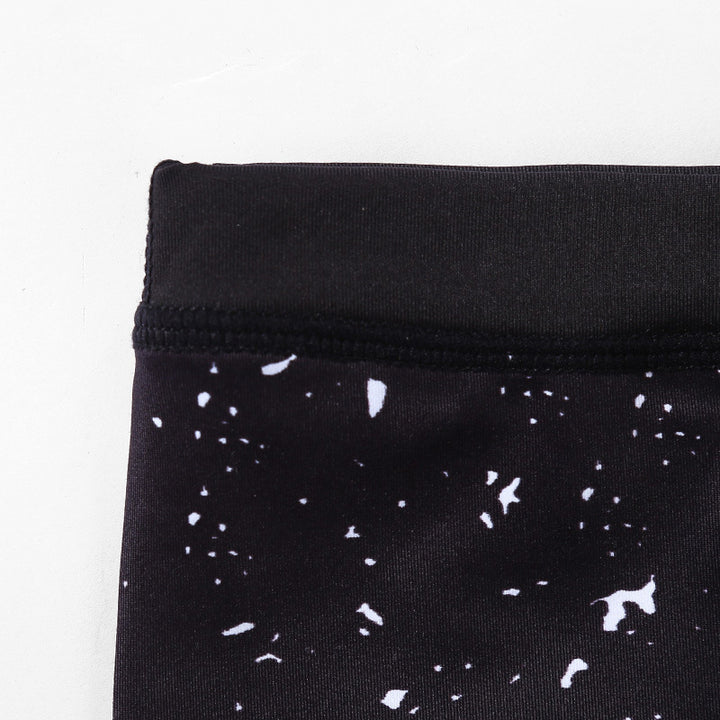 Buddha Stones Lines Weeds Sakura Flowers Black Tree Print Pants Sports Fitness Yoga Leggings Women's Yoga Pants - image 12