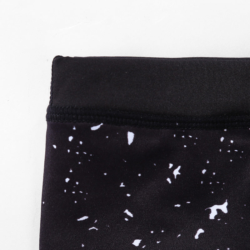 Buddha Stones Lines Weeds Sakura Flowers Black Tree Print Pants Sports Fitness Yoga Leggings Women's Yoga Pants - image 12