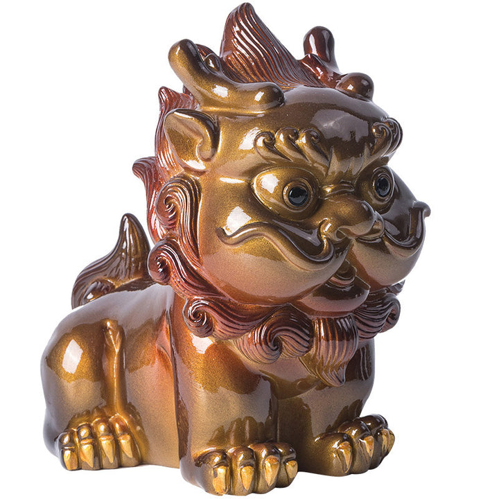 Buddha Stones Color Changing Small PiXiu Resin Tea Pet Wealth Home Figurine Decoration - image 13