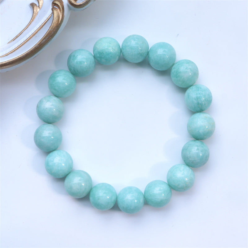 Buddha Stones Natural Amazonite Beads Healing Confidence Bracelet - image 2