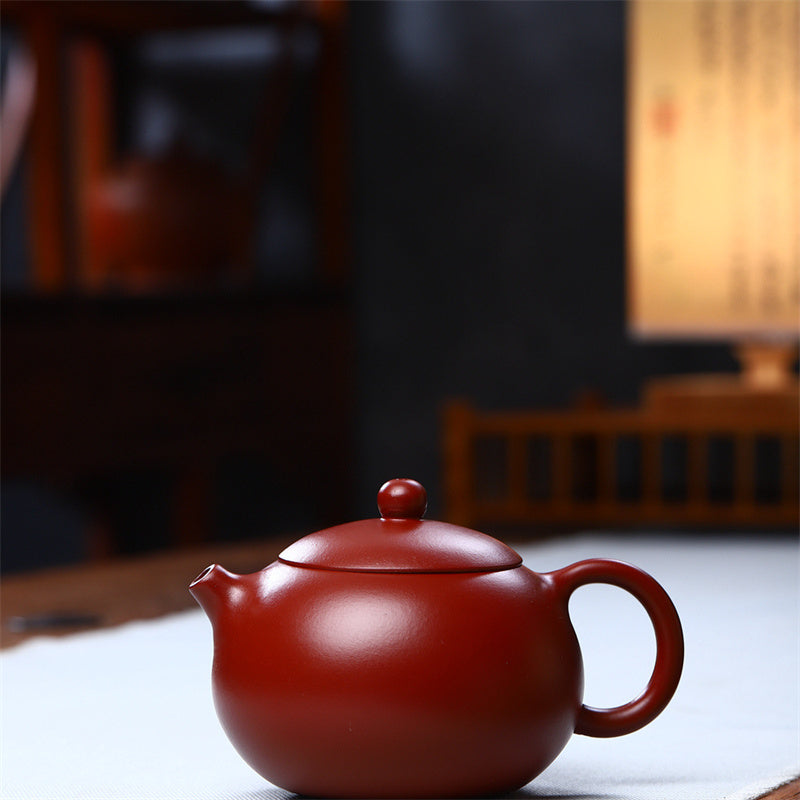 Buddha Stones Vintage Xishi Teapot Purple Clay Kung Fu Teapot 240ml - image 8