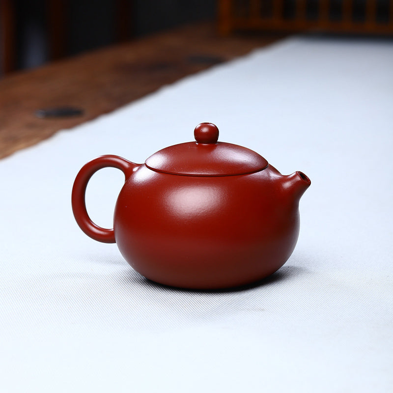 Buddha Stones Vintage Xishi Teapot Purple Clay Kung Fu Teapot 240ml - image 3
