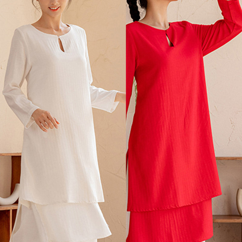 Buddha Stones 2Pcs Simple Design Tai Chi Meditation Yoga Clothing Top Pants Women's Set - image 21