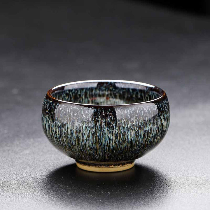 Buddha Stones Small Koi Fish Kiln Change Chinese Jianzhan Ceramic Teacup Kung Fu Tea Cup 60ml - image 11