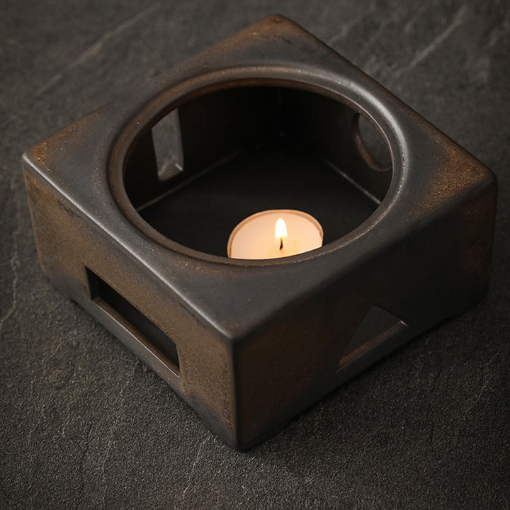 Buddha Stones Retro Brown Chinese Gongfu Tea Ceramic Kung Fu Teapot 700ml With Base - image 14