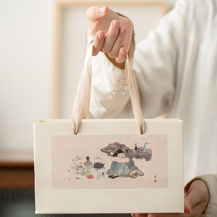 Buddha Stones Koi Fish Arowana Ceramic Gaiwan Sancai Teacup Kung Fu Tea Cup With Lid 130ml - image 36