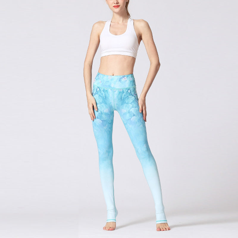Buddha Stones Lotus Flower Floral Print Design Pants Sports Fitness Yoga Leggings Women's Yoga Pants - image 14