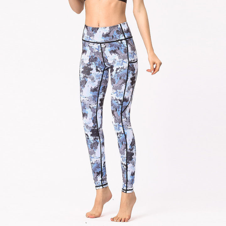Buddha Stones Colorful Print Pants Sports Exercise Fitness Leggings Women's Yoga Pants - image 1