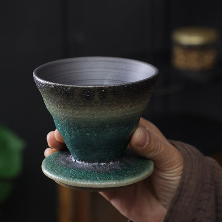 Buddha Stones Vintage Design Ceramic Coffee Mug Tea Espresso Coffee Cup 150ml - image 3