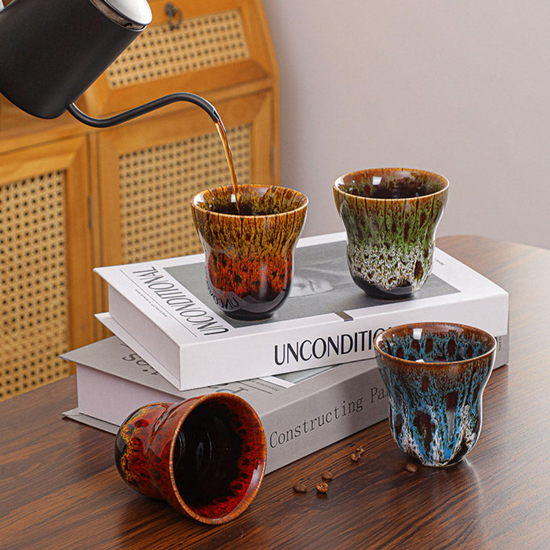 Buddha Stones Vintage Kiln Change Design Ceramic Coffee Mug Tea Cup 150ml - image 20