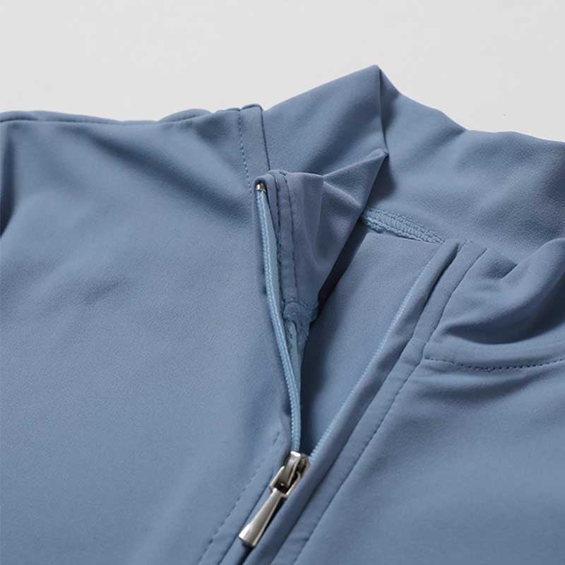 Buddha Stones Women Zipper Long Sleeve Shapewear Jumpsuit Sports Fitness Yoga Bodysuit - image 22