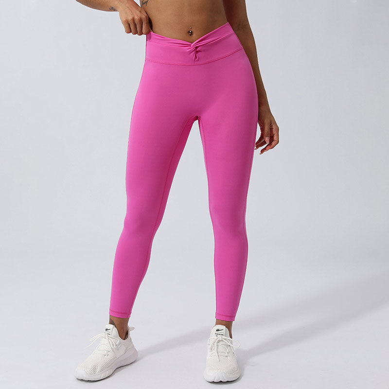 Buddha Stones Women Workout Long Sleeve Crisscross Backless Top Tee Leggings Sports Fitness Yoga Outfit - image 40