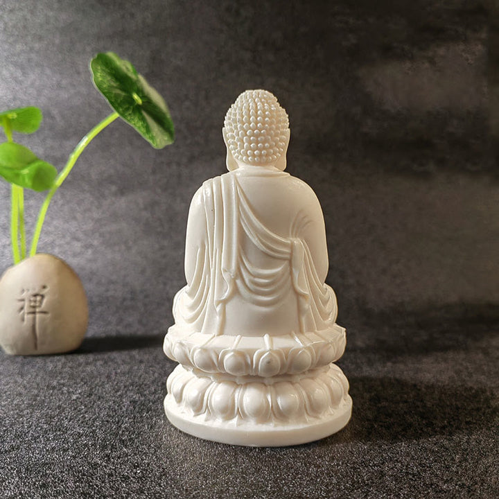 Buddha Stones Mini Ivory Fruit Tathagata Buddha Lotus Kwan Yin Avalokitesvara Manjusri Samantabhadra Serenity Desk Decoration - image 20
