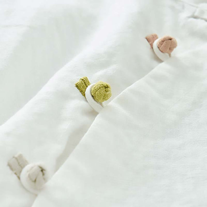 Buddha Stones Ramie Linen Blouse Women Shirt Top Chinese Hanfu Style Clothing - image 19