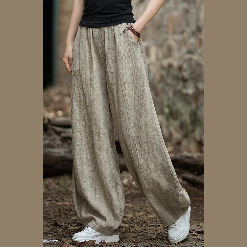 Buddha Stones Retro Tie Dye Harem Pants Casual Women's Yoga Pants With Pockets - image 1