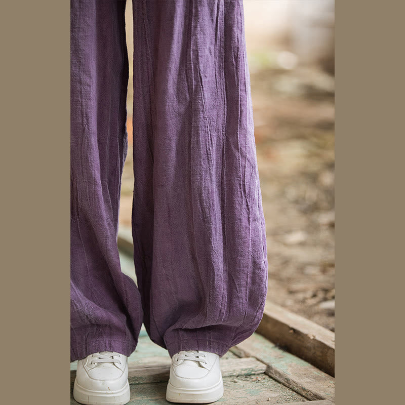 Buddha Stones Retro Tie Dye Harem Pants Casual Women's Yoga Pants With Pockets - image 50