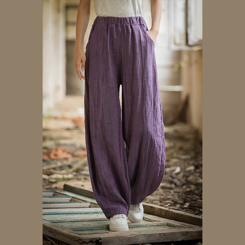 Buddha Stones Retro Tie Dye Harem Pants Casual Women's Yoga Pants With Pockets - image 45
