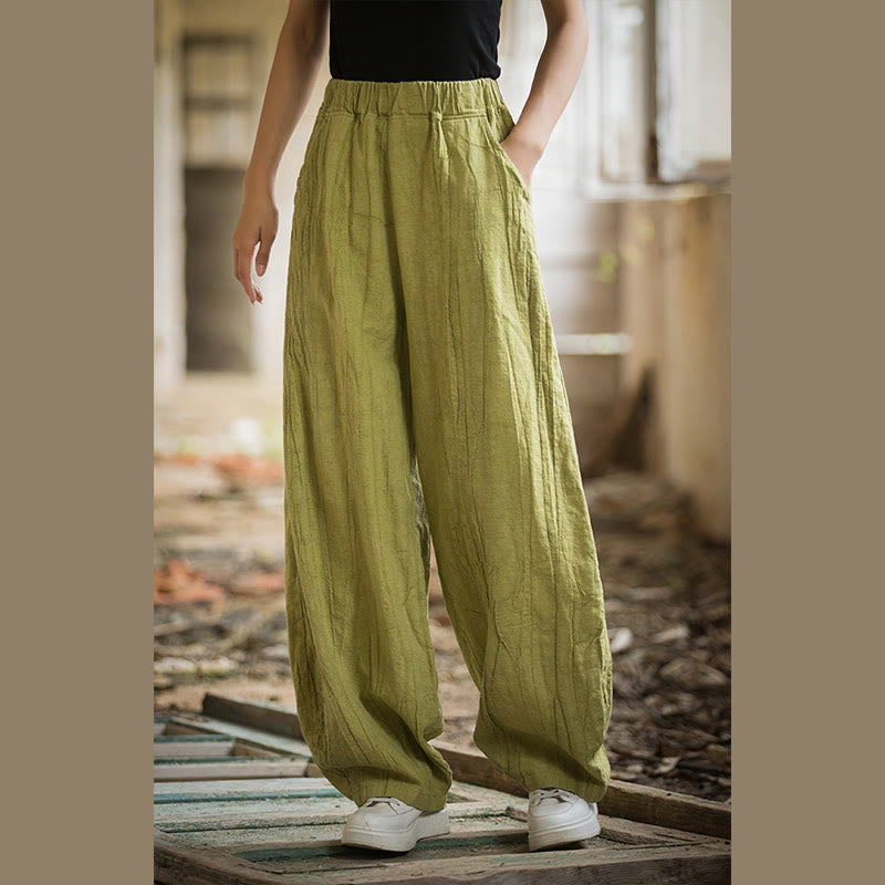 Buddha Stones Retro Tie Dye Harem Pants Casual Women's Yoga Pants With Pockets - image 52