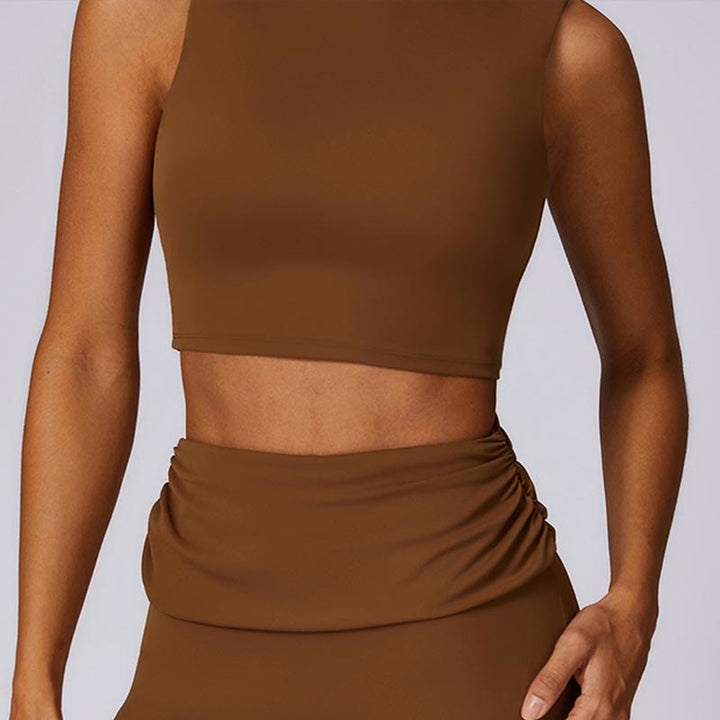 Buddha Stones Sleeveless Backless Strap Tank Top Bra Flared Pants Sports Fitness Yoga - image 66