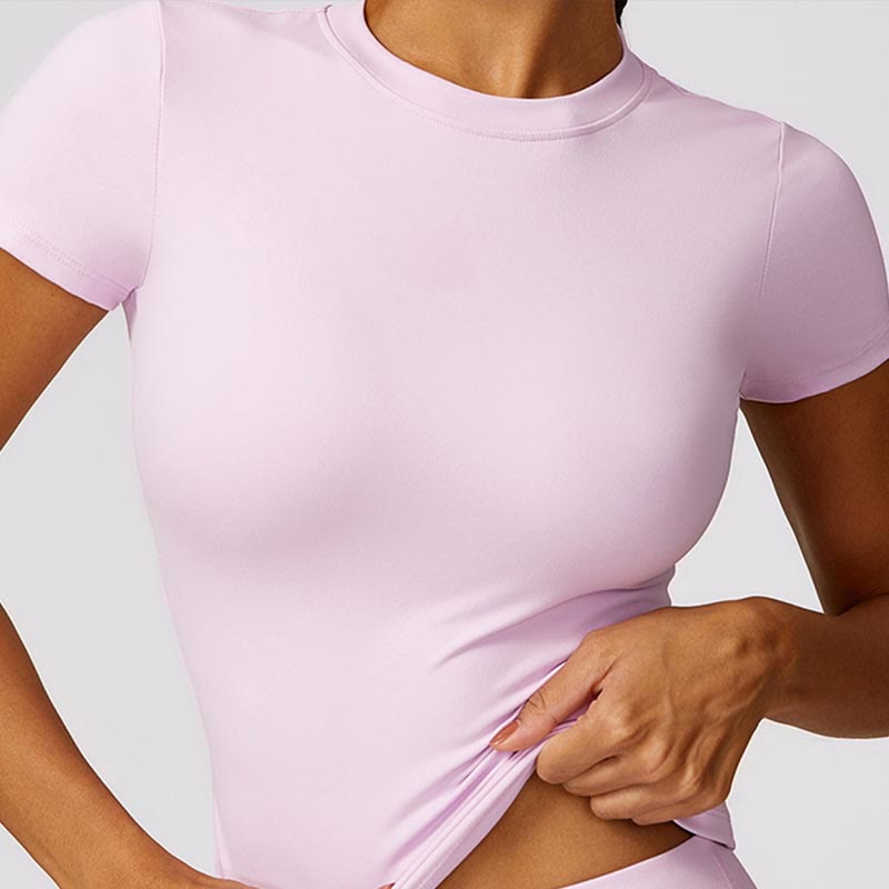 Buddha Stones Women Short Sleeve T-Shirt Top High Waist Leggings Pants For Sports Yoga - image 59