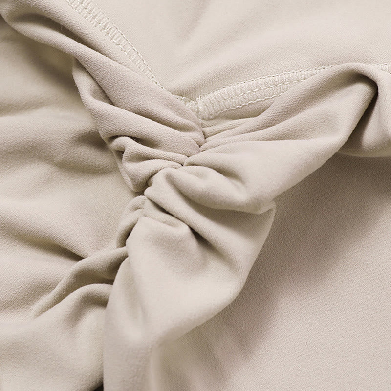 Buddha Stones Gym Sports Yoga Backless Bra Crop Tank Top Breathable Shorts - image 21