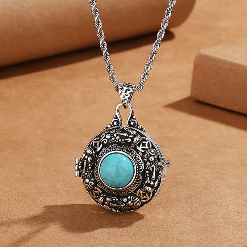 Buddha Stones Tibetan Pi Xiu Luck Copper Necklace - image 1