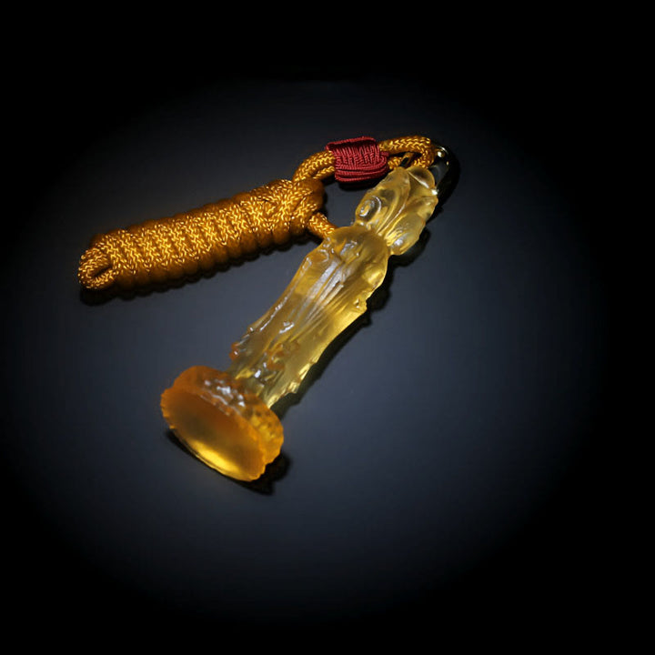 Buddha Stones Avalokitesvara Buddha Liuli Harmony Necklace - image 1