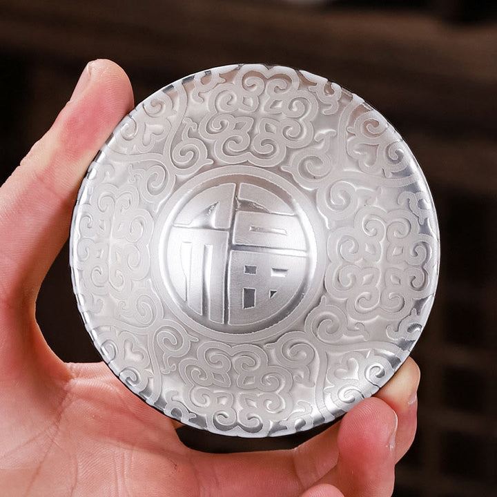 Buddha Stones Tibet Pattern Fu Character Ceramic Teacup Kung Fu Tea Cups 55ml - image 3