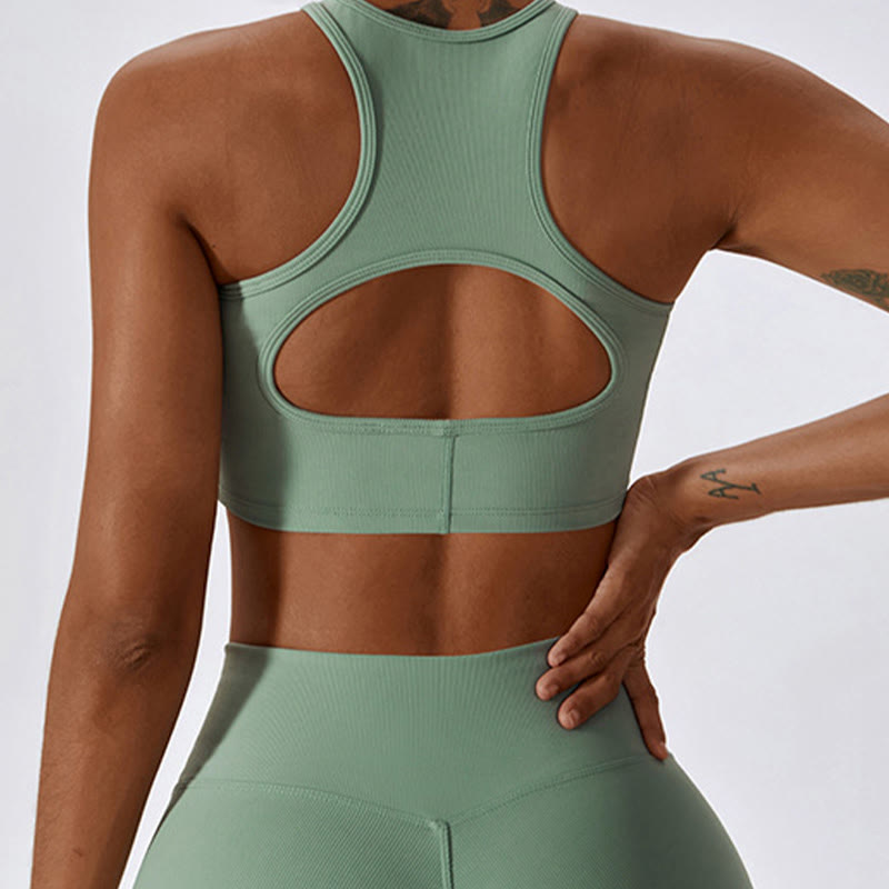 Buddha Stones Sleeveless Crop Tank Top Flared Pants Sports Fitness Yoga - image 29