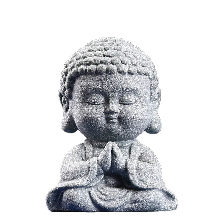 Buddha Stones Meditation Praying Buddha Compassion Serenity Home Decoration - image 11
