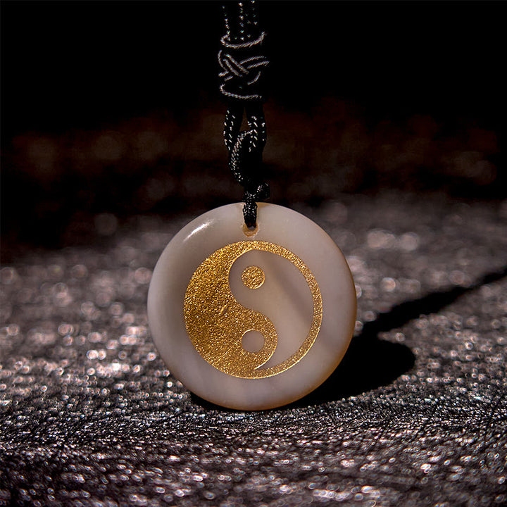 Buddha Stones Various Crystal Amethyst Tiger Eye Green Aventurine Yin Yang Spiritual Necklace Pendant - image 66