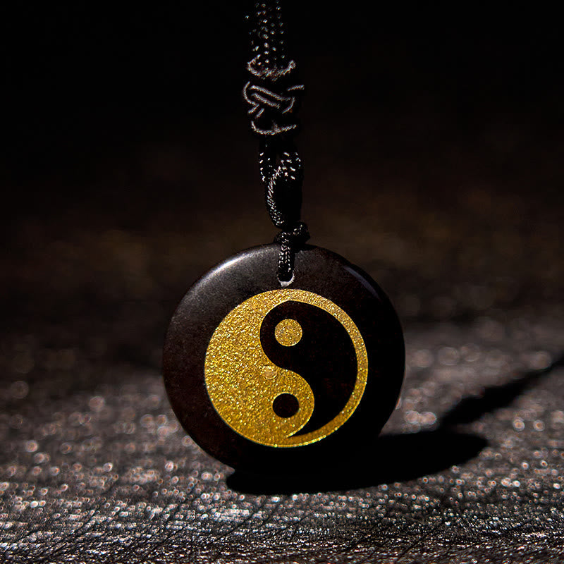 Buddha Stones Various Crystal Amethyst Tiger Eye Green Aventurine Yin Yang Spiritual Necklace Pendant - image 14