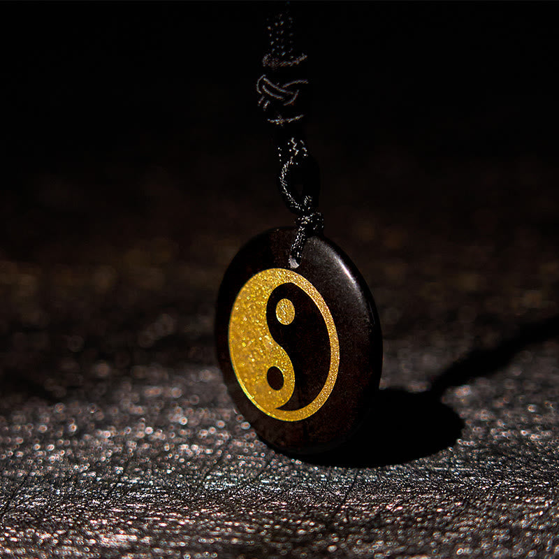 Buddha Stones Various Crystal Amethyst Tiger Eye Green Aventurine Yin Yang Spiritual Necklace Pendant - image 16