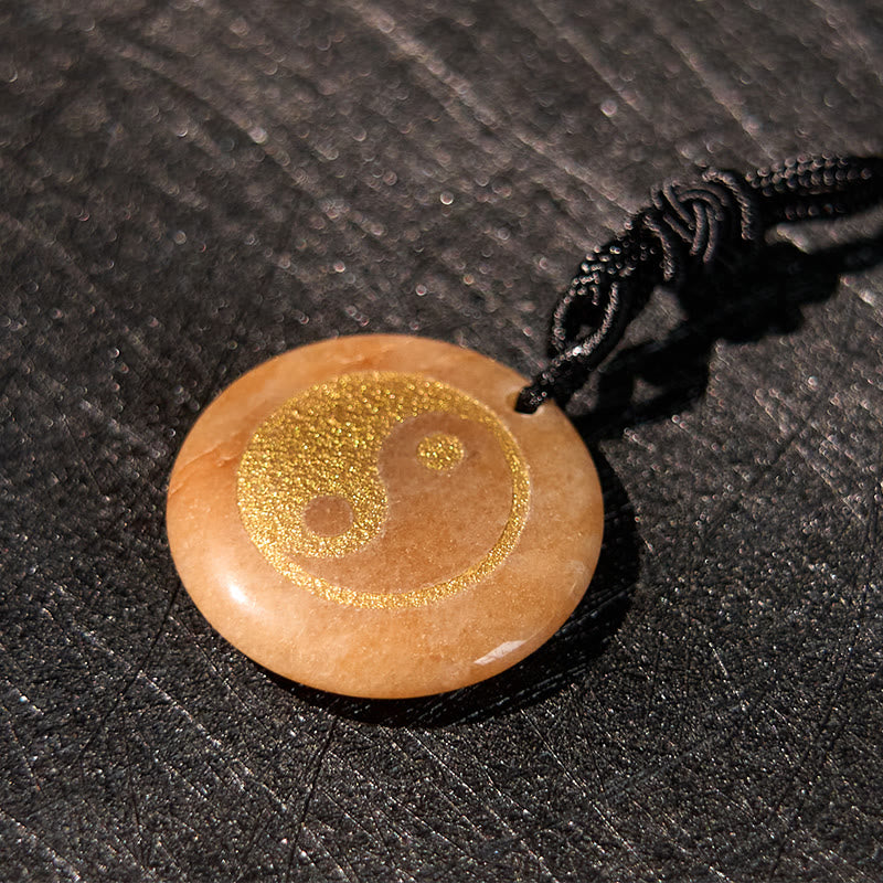 Buddha Stones Various Crystal Amethyst Tiger Eye Green Aventurine Yin Yang Spiritual Necklace Pendant - image 40