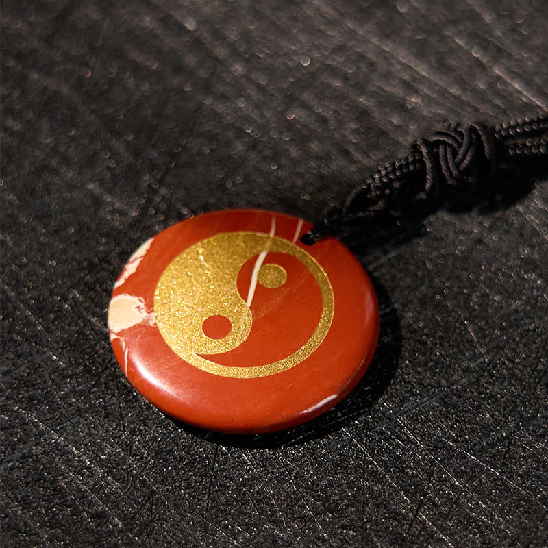 Buddha Stones Various Crystal Amethyst Tiger Eye Green Aventurine Yin Yang Spiritual Necklace Pendant - image 48