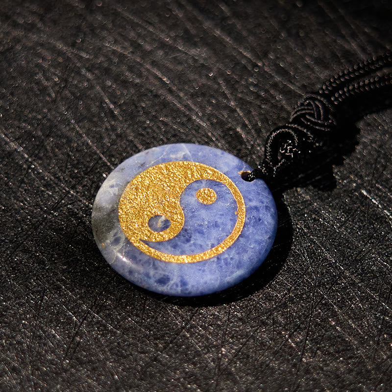 Buddha Stones Various Crystal Amethyst Tiger Eye Green Aventurine Yin Yang Spiritual Necklace Pendant - image 64