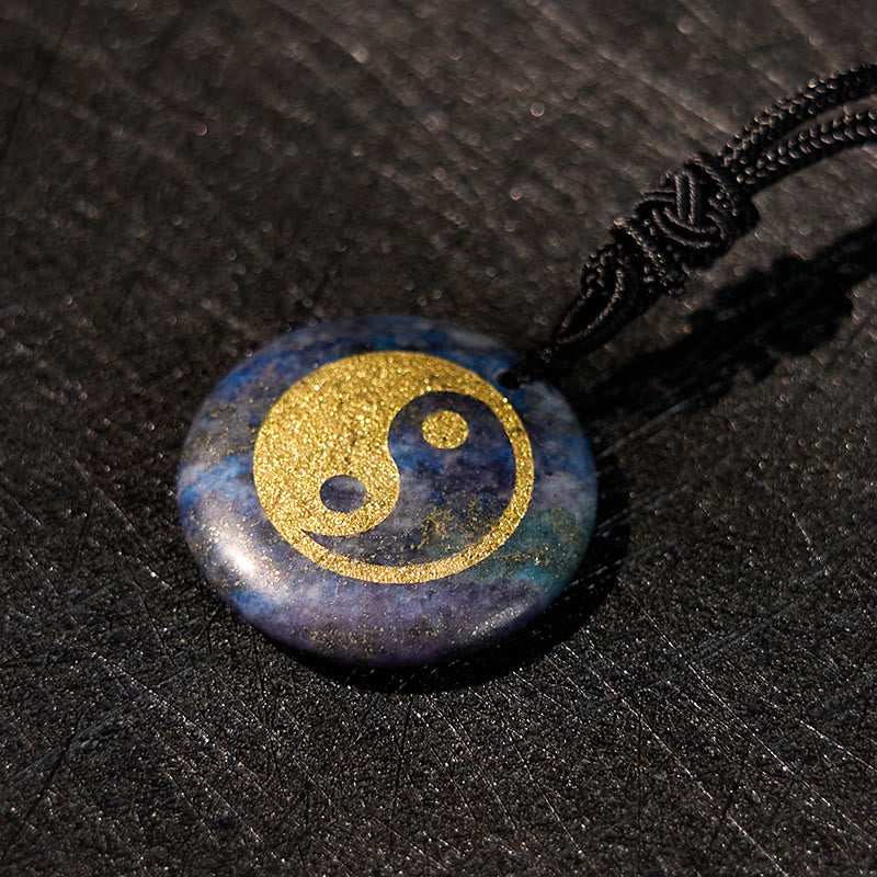 Buddha Stones Various Crystal Amethyst Tiger Eye Green Aventurine Yin Yang Spiritual Necklace Pendant - image 44