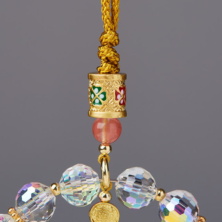 Buddha Stones Lucky Koi Fish Five God Of Wealth Prosperity Hanging Decoration - image 3