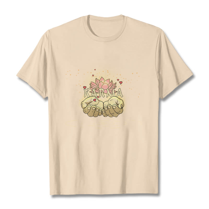 Buddha Stones KARMA Tee T-shirt - Bisque - 2XL - image 9