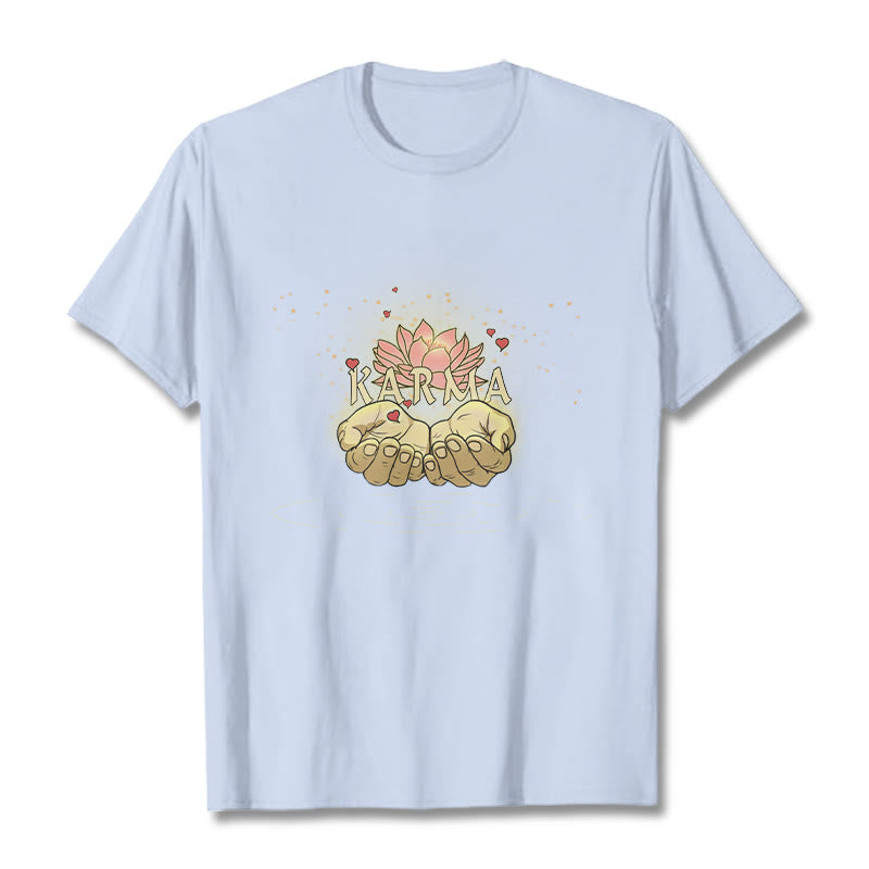 Buddha Stones KARMA Tee T-shirt - LightCyan - 2XL - image 17