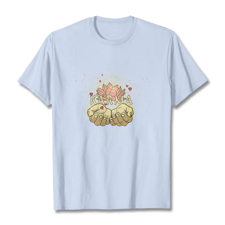 Buddha Stones KARMA Tee T-shirt - LightCyan - 2XL - image 17