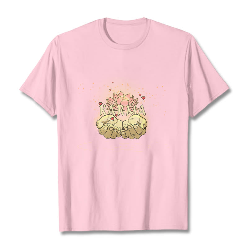 Buddha Stones KARMA Tee T-shirt - LightPink - 2XL - image 11