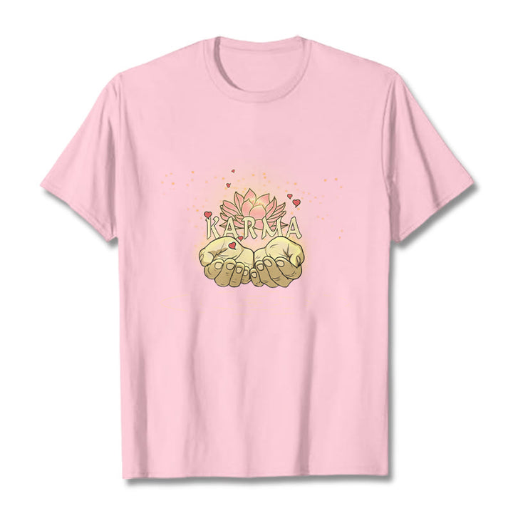 Buddha Stones KARMA Tee T-shirt - LightPink - 2XL - image 11