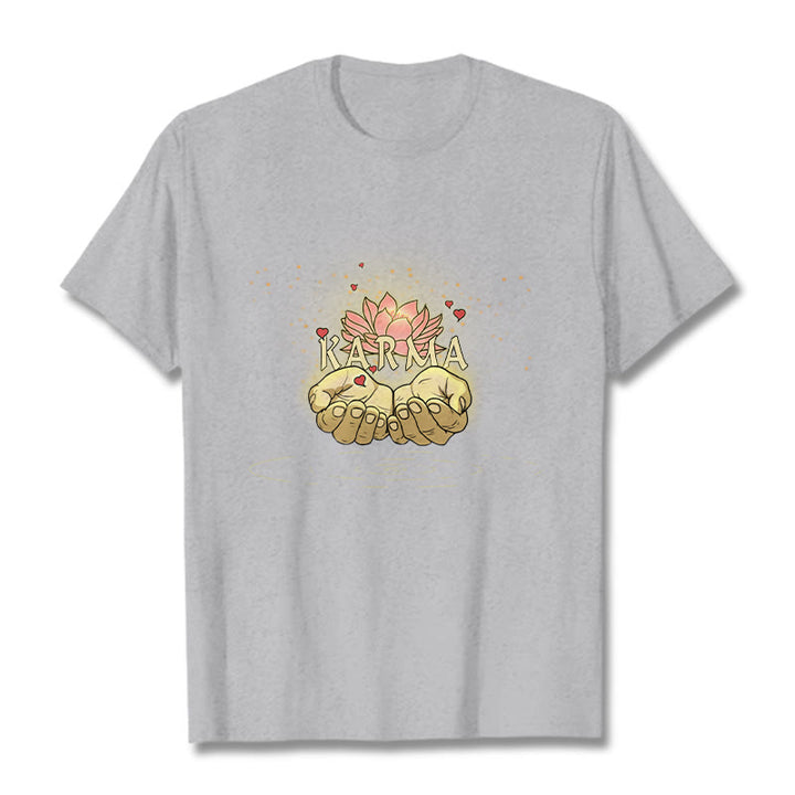 Buddha Stones KARMA Tee T-shirt - LightGrey - 2XL - image 18