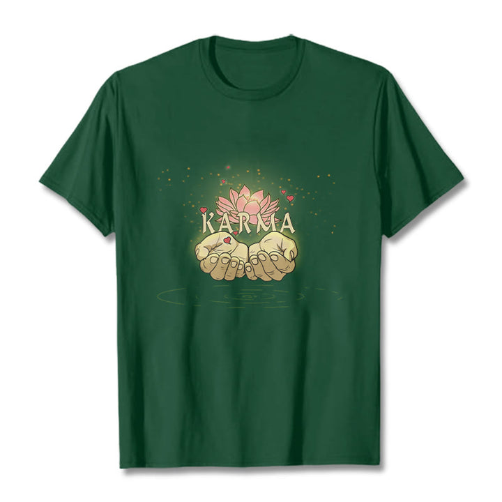Buddha Stones KARMA Tee T-shirt - ForestGreen - 2XL - image 0