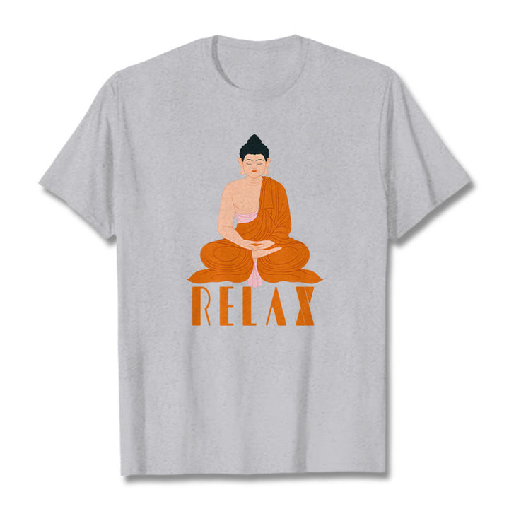 Buddha Stones RELAX Tee T-shirt - LightGrey - 2XL - image 18