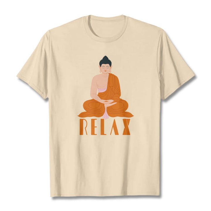 Buddha Stones RELAX Tee T-shirt - Bisque - 2XL - image 0
