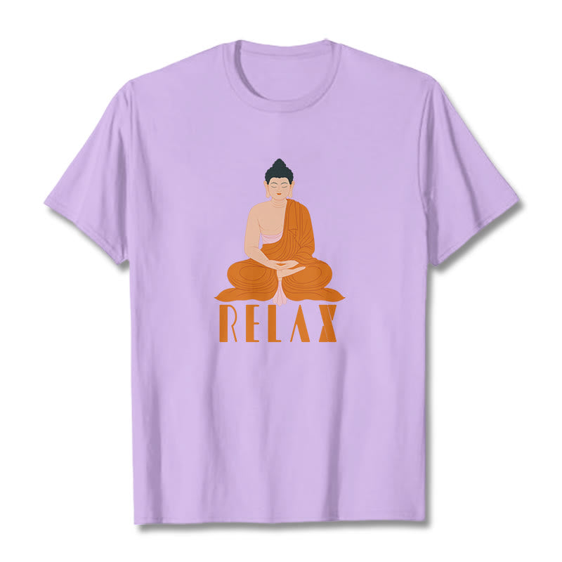 Buddha Stones RELAX Tee T-shirt - Plum - 2XL - image 15