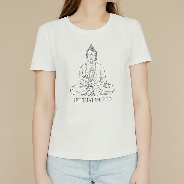 Buddha Stones Let That Shit Go Tee T-shirt - image 2