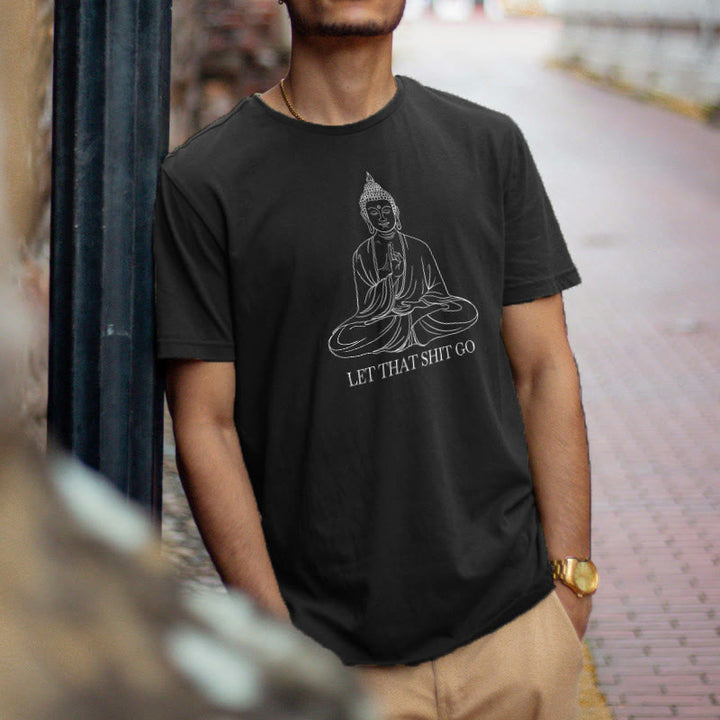 Buddha Stones Let That Shit Go Tee T-shirt - image 4